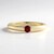 Anello in oro con Rubino Tanzania (de Melo Gold)