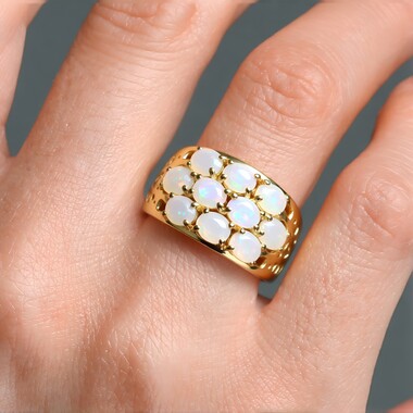 Welo-Opal-Silberring