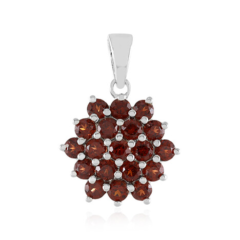 Colgante en plata con Granate de Mozambique