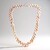 Collana in argento con Perla d'Acqua Dolce Arancione