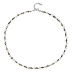 Collana in argento con Ematite