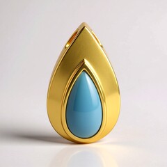 Ciondolo in argento con Calcedonio Blu