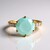 Bague en or et Opale Paraïba (AMAYANI)