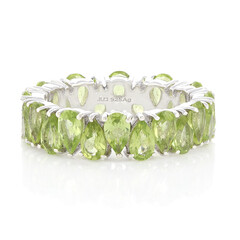 Anello in argento con Peridoto