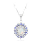 Collar en plata con Ópalo de Welo