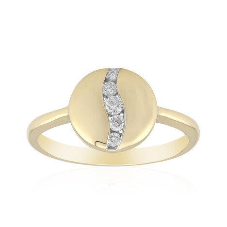 Gouden ring met een Diamant SI1 (G) (Annette)