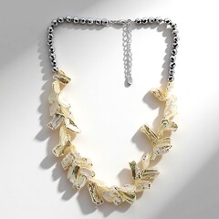 Collana in argento con Perla Keshi (TPC)