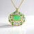 Collana in argento con Crisoprasio (KM by Juwelo)