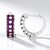 Orecchini in argento con Rodolite