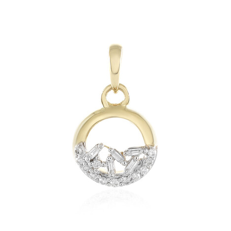 SI1 (H) Diamant-Goldanhänger