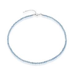 Collana in argento con Acquamarina