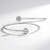 Bracciale in argento con Topazio Bianco