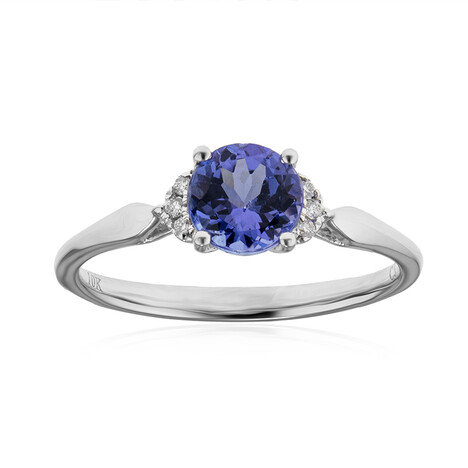 Anello in oro con Tanzanite AAA