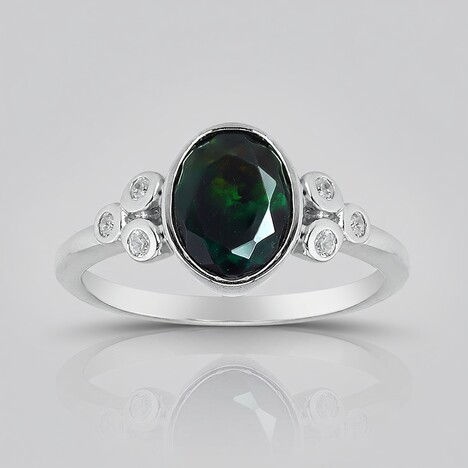 Anello in argento con Opale Mezezo