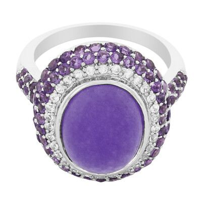 Bague en argent et Jade lavande (TPC)