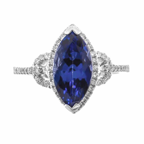 AAA-Tansanit-Goldring (CIRARI)