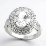 Anello in argento con Danburite