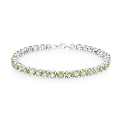 Russischer Apatit-Silberarmband