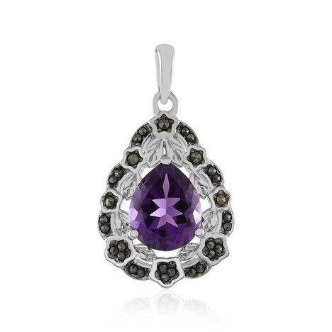 Amethyst-Silberanhänger