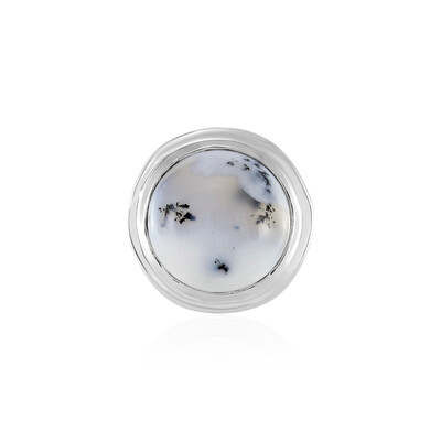 Ciondolo in argento con Agata Dendritica (MONOSONO COLLECTION)