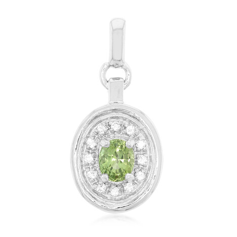 Chrysoberyl Silver Pendant