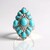 Anello in argento con Turchese Sleeping Beauty (Faszination Türkis)