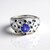 Bague en argent et Tanzanite (Adela Silber)