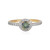 9K Green Tanzanite Gold Ring