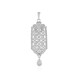 Zirkon-Silberanhänger