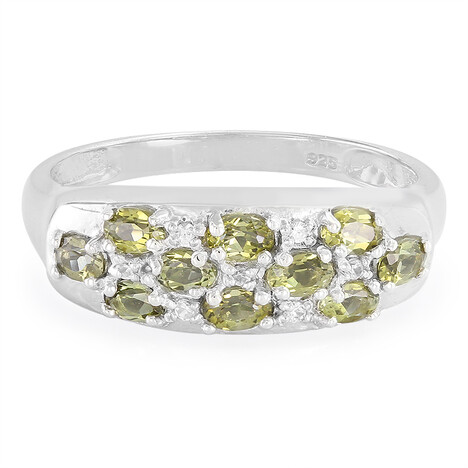 Anello in argento con Tormalina Cuprian