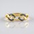 Anello in argento con Diamante Blu SI1