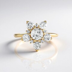 Anello in oro con Zircone