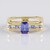 Anello in oro con Tanzanite (de Melo Gold)