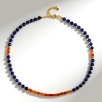 Collana in argento con Lapislazzuli (Riya)