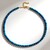 Collana in argento con Apatite Blu Neon