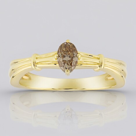 Bague en or et Diamant Cognac d'Argyle I3 (Mark Tremonti)