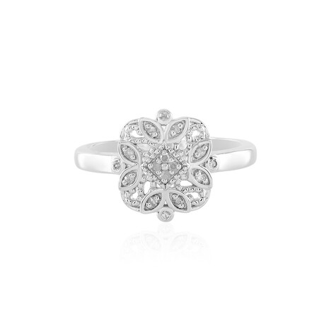 Anillo en plata con Diamante I2 (J)