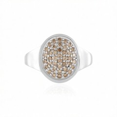 Anillo en oro con Diamante champán I2 (de Melo Gold)