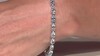 Zilveren armband met hemel-blauwe topaasstenen
