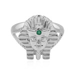 Brasilianischer Smaragd-Silberring