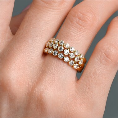 Bague en or et Diamant fancy SI2 (CIRARI)