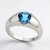 Anello in argento con Topazio Marambaia (de Melo)
