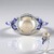 Anello in argento con Perla d'Acqua Dolce Bianca