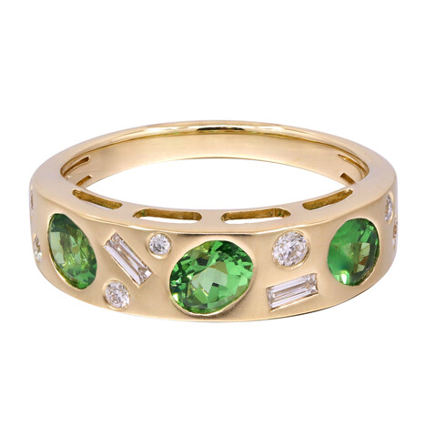 AAA-Kenianischer Tsavorit-Goldring (CIRARI)