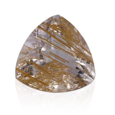Prenithe Avec Rutile De 32,52 Carats - Pierre Gemme Splendide Et Rare