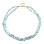 Collana in argento con Acquamarina Brasiliana