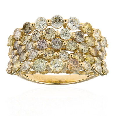 Anello in oro con Diamante Fancy SI2 (CIRARI)