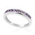 Ceylon Purple Sapphire Silver Ring