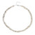Collar en plata con Hematitas plateadas