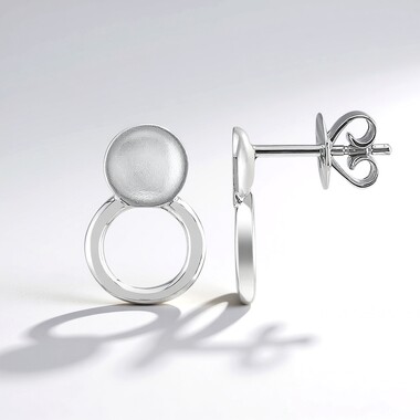 Boucles d'oreilles en argent (Pallanova)